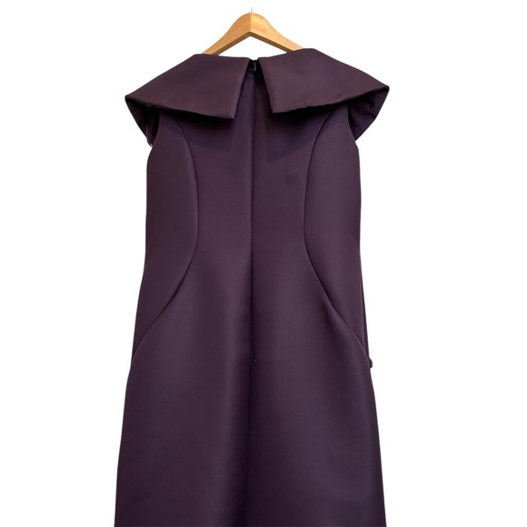 Marsoni by Colors MV1086 Embellished V Neck Mermaid Gown Eggplant Size 12 - Picture 9 of 15